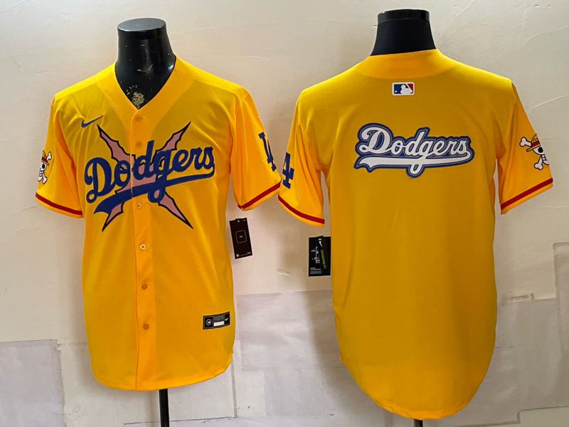 men Los Angeles Dodgers blank yellow Game 2026 Nike MLB Jersey 0716004